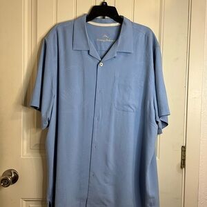 Tommy Bahama Sky Blue Casual Button Down Shirt